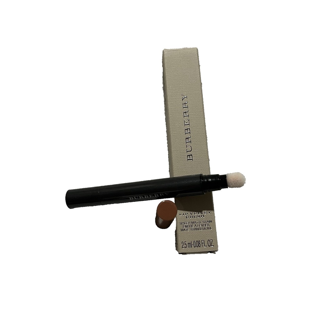 Burberry Lip Velvet Crush Sheer Matte Stain Cinnamon No. 25  0.08 oz In‎ Box